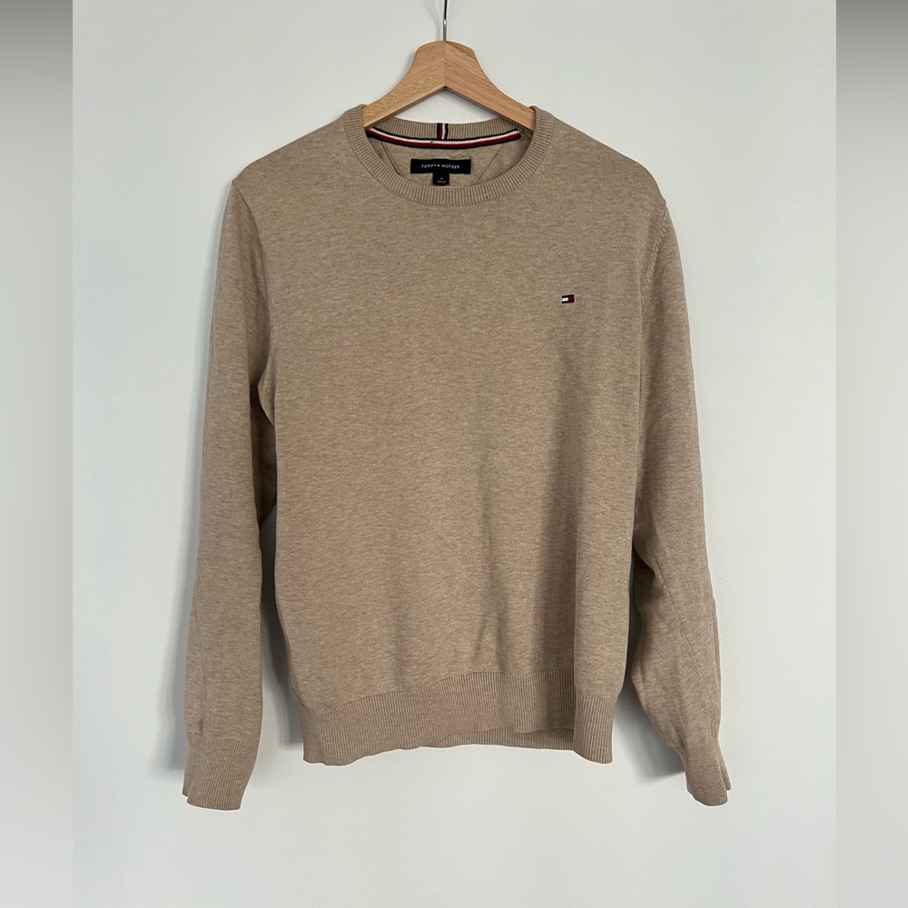 Tommy Hilfiger men’s camel sweater COTTON